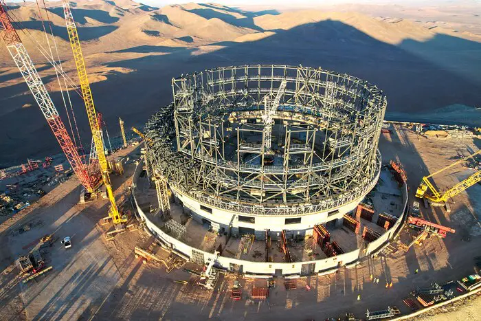 Lista la mitad del telescopio más grande del mundo que se construye en Chile